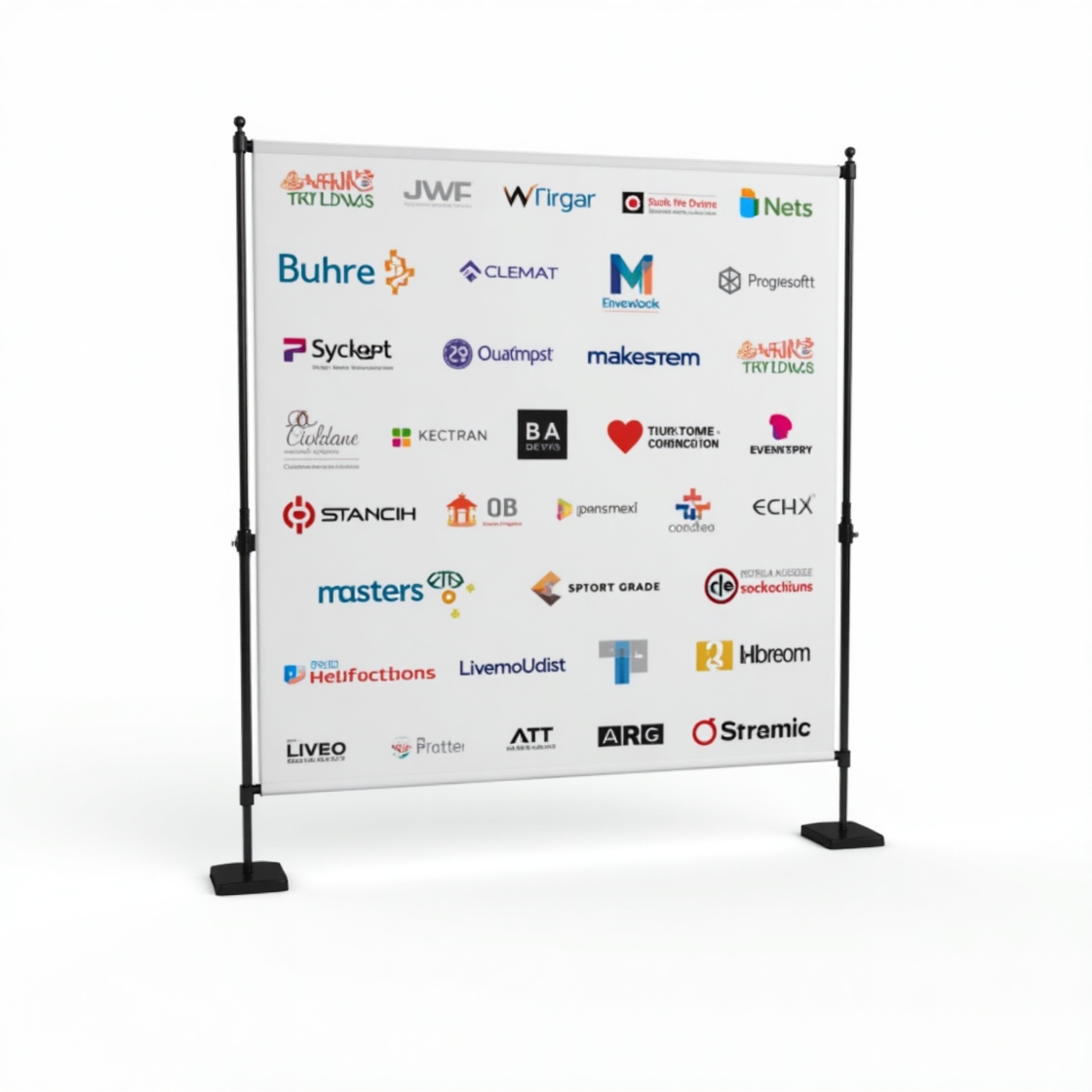 Large Step & Repeat Banner Only (8x8 / 9x8 / 10x8 ft) - Image 4